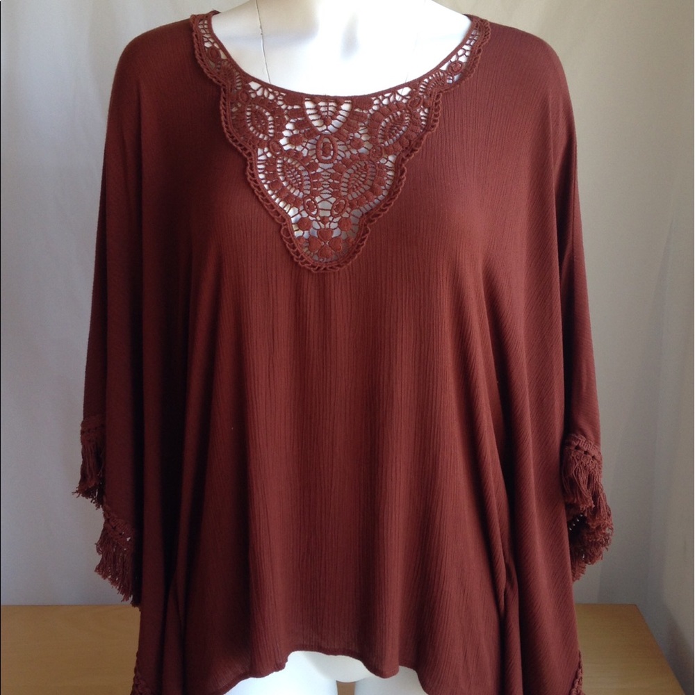 Poncho top NWT